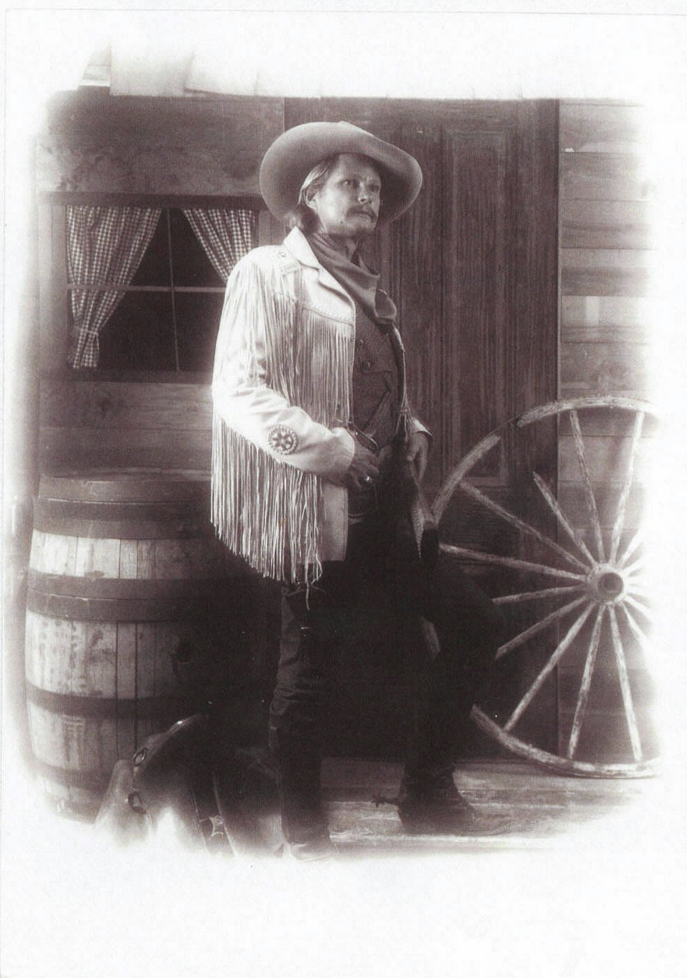 A younger Jim Stuckenberg in Western attire